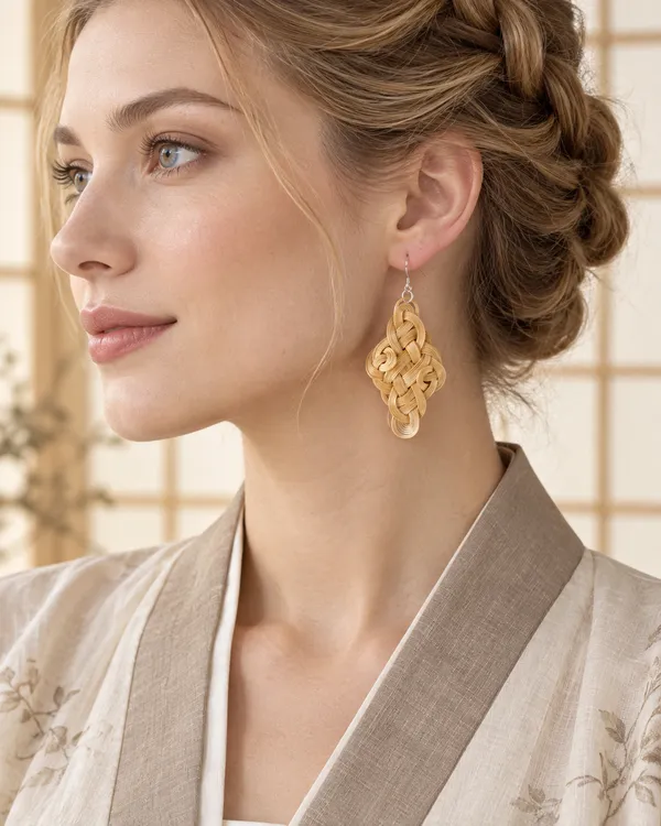 Natural Bamboo Knot — styling photograph 1