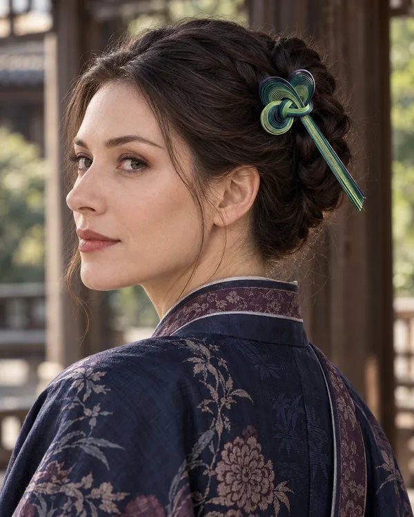 Blue & Green Long Stem — styling photograph 2