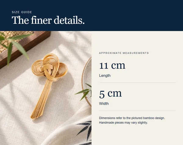 Natural Long Stem — measurement diagram