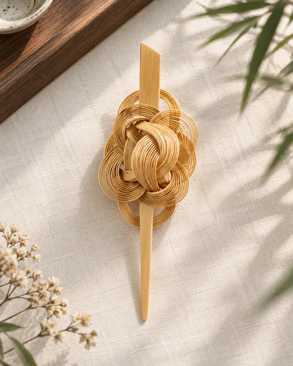 Natural Flower Knot Pin