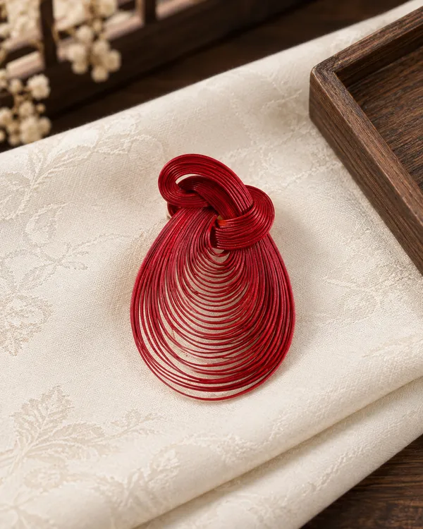 Red Teardrop Knot