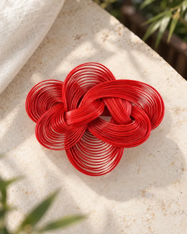 Red Petal Knot