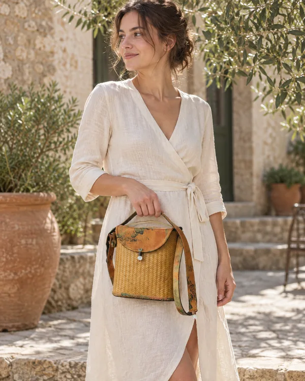 Landscape flap bag — styling photograph 1