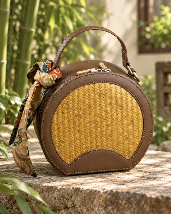 Round-frame handbag